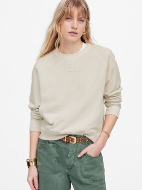 Madewell garment dyed crewneck sweatshirt